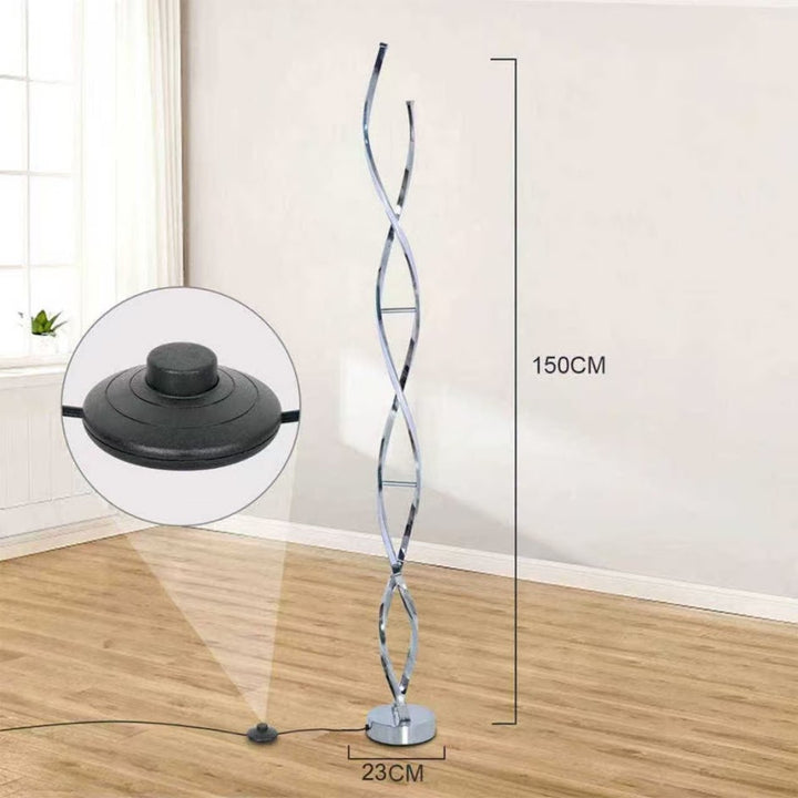 Modern Spiral LED Floor Lamp for Bedroom And Living Room